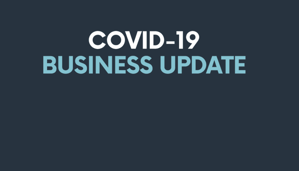 COVID-19 business update announcement